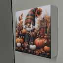Fall Gnome Puzzles for Adults 1000 Pieces, Autumn Pumpkin Jigsaw Puzzles, Cozy Harvest Art Puzzles