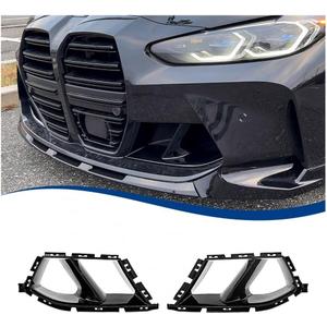 Front Bumper Air Duct Compatible with 2021-2025 M3 M4 model Splitter MP-Style ABS (G80 G82 G83, Gloss-Black)