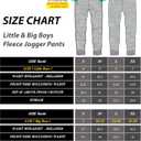 Southpole Boys' Active Basic Fleece Jogger Pants (Blue, L)