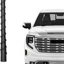 for GM Truck Short Antenna Fit for GMC Sierra 1500-3500 Denali (1999-2026) | Chevy Silverado 1500-3500 (1999-2026) | 7" Spiril Flexible Rubber Antenna, Optimized AM/FM Radio Reception Accessories