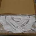 Suwimut Whitewashed Wood Cupcake Stand, 3 Tier Half Moon Dessert Stand Semicircle Dessert Appetizer Tiered Display Riser for Display or Collections