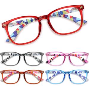 CCVOO Reading Glasses for Women/Men, Eyeglasses, Blue Light Readers for Women/Men, Computer Eye Glasses, Cheaters (Mosaic)