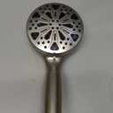 Rain Shower Head with Handheld High Pressure rainfall Shower Heads with Handheld Spray Combo Adjustable one-piece stand daul shower head Built-in Magnetic Docking and Power Jets (Nickel)