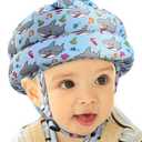 Baby Helmet for Crawling & Walking - Head Protector for Infants, Soft Cushion Safety Headguard, Toddler Inflatable Helmets 6-12 Months (Shark) 2 Pack