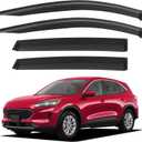 Window Visors Rain Guards for 2020-2026 Ford Escape, Out-Channel Window Vent Wind Deflectors Visors Shades for 20-26 Escape(Not for Active)