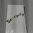 SCORPIFY for iPhone 15 Case with Blue Nemophila Floral Design, Cute Clear Flower Phone Cover for Women Girls, [Non Yellowing] Slim Shockproof Bumper with Gold Accents