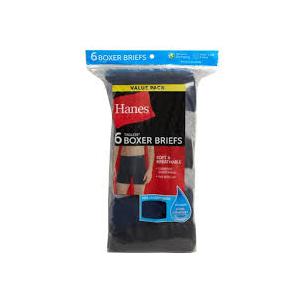 Hanes mens Tagless Comfortsoft Waistband Multiple Packs Boxer Briefs, 6 Pack Assorted, Medium US