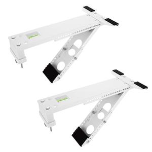 ZUQIAN 2 Pack Window Air Conditioner Support Bracket, Wall Mounting Unit Window Stand Mount AC Brackets Support, Universal for 5,000-24,000 BTU AC Units, Up to 165lbs