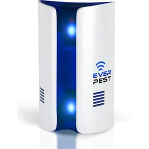 Ultrasonic Pest Repeller Plug in 1 Pack- Electronic and Electromagnetic Insect Control Defender - Roach Bed Bug Mouse Rodent Mosquito Bat Cockroach Squirrel Wasp Ultrasound Repellent One (Blue)
