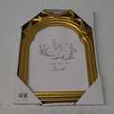 Gold Bow & Arch Framed Art  10x13 in