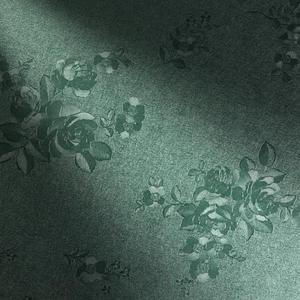 Abyssaly Green Floral Peel and Stick Wallpaper, Dark Green Embossed Textured Wallpaper for Bathroom, Self Adhesive Removable Friendly Cabinets Contact Paper 17.7in X 118in Pack of 2