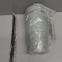 ALOUFEA 20 oz Insulated Coffee Mug Tumbler with Handle, Stainless Steel Travel Mug Tumbler with Lid and Straw,Double Wall Vacuum Leak Proof Ice Coffee Thermal Cup, Sage