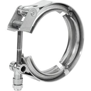 PALOZO 5 Inch Quick Release V Band Clamp Stainless Steel 304 V-Band Bolt Clamp for Exhaust Pipe Flanges