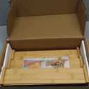 Spice Rack Kitchen Cabinet Organizer- 3 Tier Bamboo Expandable Display Shelf Yellow