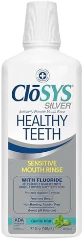 Closys Healthy Teeth Anti-Cavity Oral Rinse Mouthwash with Fluoride, Non-Burning, Non-Irritating – 32 Fl Oz (Pack of 2) BBD: 11/17/2027 Closys Healthy Teeth Anti-Cavity Oral Rinse Mouthwash with Fluoride, Non-Burning, Non-Irritating – 32 Fl Oz (Pack of 2) BBD: 11/17/2027