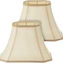 Glooglitter Set of 2 Bell Lamp Shade 6.25"x8" Top 11"x16" Bottom 12" High