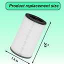 1 Pack AP-T45 AP-40FT True HEPA Replacement FilterCompatible with Homedics Part #1461901 Total AP-T45-BK, AP-T45-WT, AP-T40 and AP-T40WT