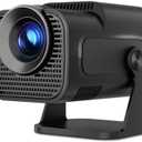 Mini Projector Portable with Android 11, Smart Full HD 4K Support, Outdoor WiFi6 BT5.0 and Bluetooth, 300 ANSI Lumens, 180 Rotatable for Phone/Laptop/TV Stick