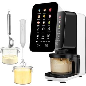 12 In 1 Ice Cream Machine, Electric Soft Serve Ice cream maker machine for Home & Office, Gelato, Slushie, Italian Ice, Sorbet, Milk Shake, FrozenYogurt, Light Ice Cream, Soft Serve Ice Cream Machine