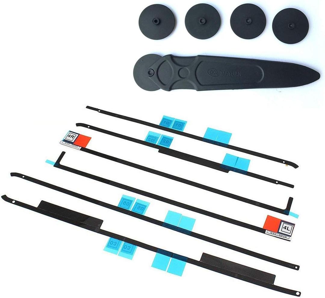 LeFix Replacement LCD Panel Adhesive Tape Strip Sticker + Opening Cutting Wheel Tool Kit for iMac 21.5'' 2012 2013 2014 2015 A1418