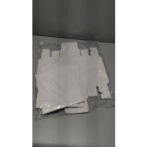 Macaron Boxes for 12 to 14 White with Clear Display Window [15 pieces] Macarons Container or Packaging Box Kit for Chocolate Truffles Cake Pops Desserts Mini Cupcakes Cookies or Muffins