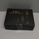 4 in 1 Rotating Hair Dryer Brush,Spinning with Detachable Brush(2" & 1.5") Negative Ionic Brush Blow Dryer 100-120V,3 Heats and 2 Speeds Rotating Hot Air Brush for Curling,Straight,Drying