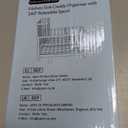 Sinnsally Kitchen Sponge Holder, Sink Caddy Organizer with High Brush Holder, Stainless Steel Sink Box Dish Scrubber Holder, Soap Tray for Kitchen Counter Accessories & Storage Rack (2 Tier - Black)