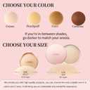 Nipple Covers For Women - Reusable Invisible Waterproof Sticky Pasties - Cakes Nipple Cover No Show with Travel Box