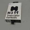 Timekettle M3 Language Translator Earbuds, Two-Way Translator Device with APP for 40 Languages Online, Voice Translator for Exploring Expat Life Freely, Compatible with iOS, Android (Online Version) (Black)