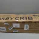 UMIKU Travel Pack and Play Baby Travel Crib Portable with Bassinet Grey