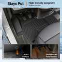 powoq Floor Mats Compatible with 2019-2026 Mercedes Benz Sprinter
Floor Liner Cargo Liner TPE All Weather Cargo Mat Replacement for 2019-2026 Mercedes-Benz Sprinter Accessories