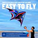 SGftre Delta Kite for Kids & Adults，Extremely Easy to Fly for Beginners，Kites for Beach Trip Park Family Outdoor Activities, X-Large