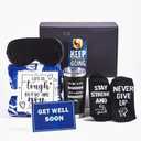 Get Well Soon Gifts Basket for Men, Chemo Care Package for Sick Friends, Thinking of You Feel Better Gifts After Surgery Cancer Chemo Box for Men Tumbler