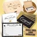 STOFINITY Graduation Advice Cards 2026 With Box - Advice For The Graduate 2026, Words Of Wisdom Graduation Ideas For High School Grad Decorations, Well Wishes Cards College Grad Party Games