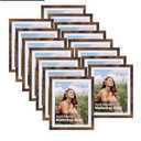 HORLIMER 8.5 x 11 Picture Frame Set of 12, Black Photo Frames 8.5 by 11 for Certificate Diploma Document, Wall Hanging or Tabletop Display