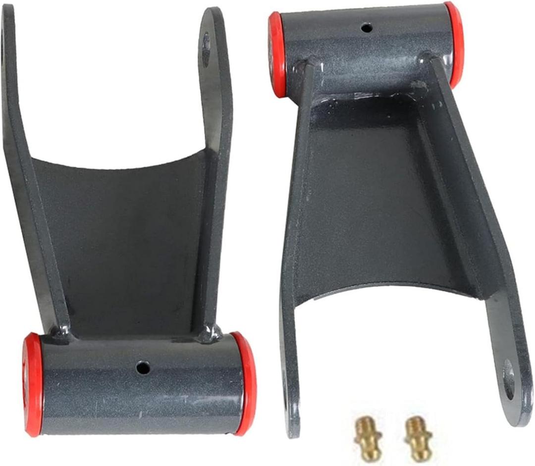 2" Rear Drop Lowering Shackle Kit Replacement for F250 F350 Super Duty 1999-2007 2WD