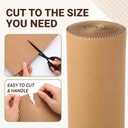 Maitys 2 Roll Corrugated Cardboard 35x 250'' Brown B Flute Corrugated Sheet