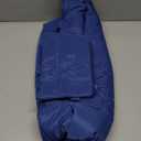 TOPDesign Puffer Tote Bag for Women, Lightweight Puffy Handbag with Compartments, Quilted Shoulder Bag for Work, Travel, Gym (Large, Blue)