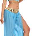 Arabian Princess Fairy Costume Set, Women Halloween Cosplay Dress up Outfit, Size:S