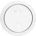 Beckson DP62-W Screw-Out Deck Plate, White (Pack of 1)