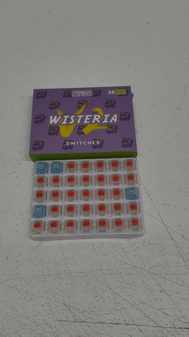 Epomaker Wisteria red/blue switches  35Pcs