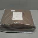 Vision Home Brown Linen Full Blackout Curtains 90 inch Long for Bedroom Living Room Darkening Soundproof Window Panels Thermal Insulated Rod Pocket Back Tab Neutral Drapes 56" Wx90 Lx2