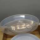 Afrine 6 pack plant Saucer Drip tray 16 inch , Potting Trays for plants, Heavy strudy plastic planet flower pot saucers for indoor outdoor garden,plant water drip Trays for pots  (16",clear )