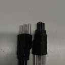 GINTOOYUN 2Pack NEMA 5-15P to IEC320 C5 Adapter, 3 Prong AC Laptop Power Mickey Mouse Plug IEC 60320 C5 Converter, 15A 125V
