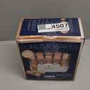 Conair Double Ceramic Hot Rollers for Long, Medium, and All Hair - Hair Curler - Hair Roller Clips Included - 1/2 inch, 3/4 inch, and 1 inch Rollers (20 Piece Set, Tan)