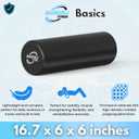 Invincible Fitness 17'' EPP Foam Roller for Deep Tissue Massage – Enhance Recovery, Relieve Pain, and Boost Mobility for a Stronger, Healthier You (Black)