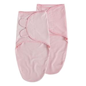 Organic Baby Swaddle Sleep Sacks, 2-Pack Swaddles for Newborns Baby Essentials, Infant 0-3 Months, 100% Cotton Soft & Snug Adjustable Wrap Nursery Swaddling Blankets Improves Sleep