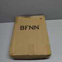 BFNN Free Standing Dog Gate, 16.5" Short Pet Gate for Stairs and Doorways, Up to 48" Wide Foldable Puppy Fence, Indoor & Outdoor Use, No Drilling and No Assembly, for Small & Toy Dogs, Black