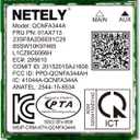 NETELY IEEE 802.11AC WiFi 5 NGFF M2 Interface 1200Mbps WiFi Adapter with Bluetooth 4.2 for Laptop PCs, 2.4GHz 300Mbps and 5GHz 867Mbps NGFF M2 WiFi Card, OEM Lenovo FRU PN: 01AX713 (QCNFA344A)