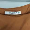 REORIA Women's Summer Sexy One Shoulder Cutout Front Sleeveless One Piece Tank Tops Backless Thong Bodysuits Leotards for Going Out Brown Small